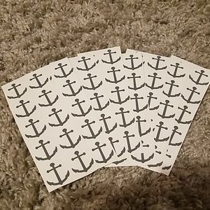Anchor tanning stickers